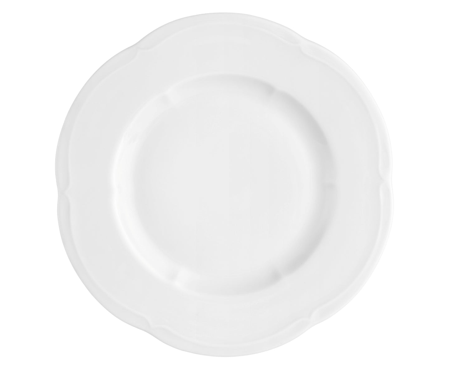 Weiße ovale Servierplatte