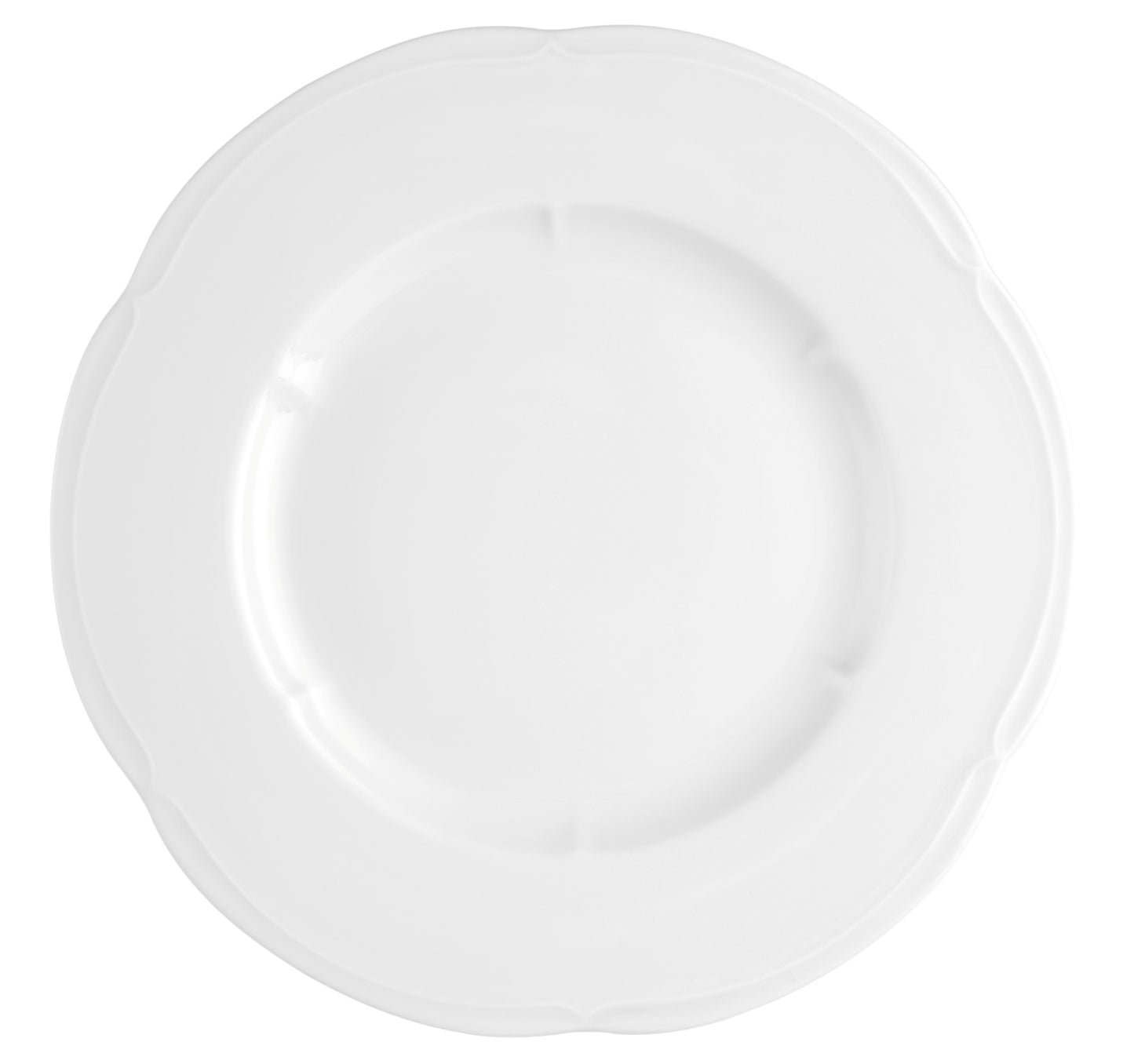 Weiße Servierplatte für Gastronomie