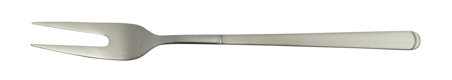 Metallgabel mit zwei Zinken.