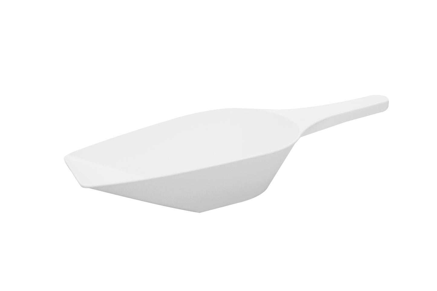 Weiße Schaufel für Gastronomiebedarf.