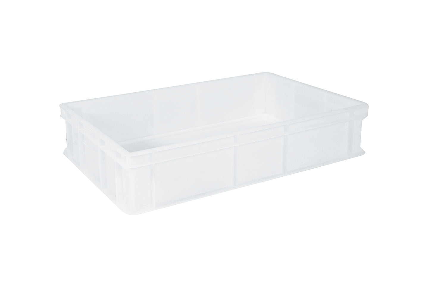 Transparente Lagerbox für Gastronomie.
