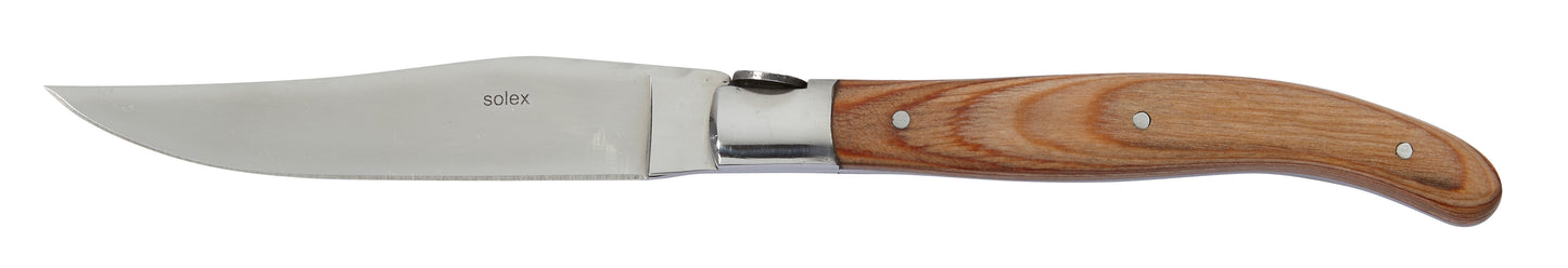 Klappmesser mit Holzgriff.