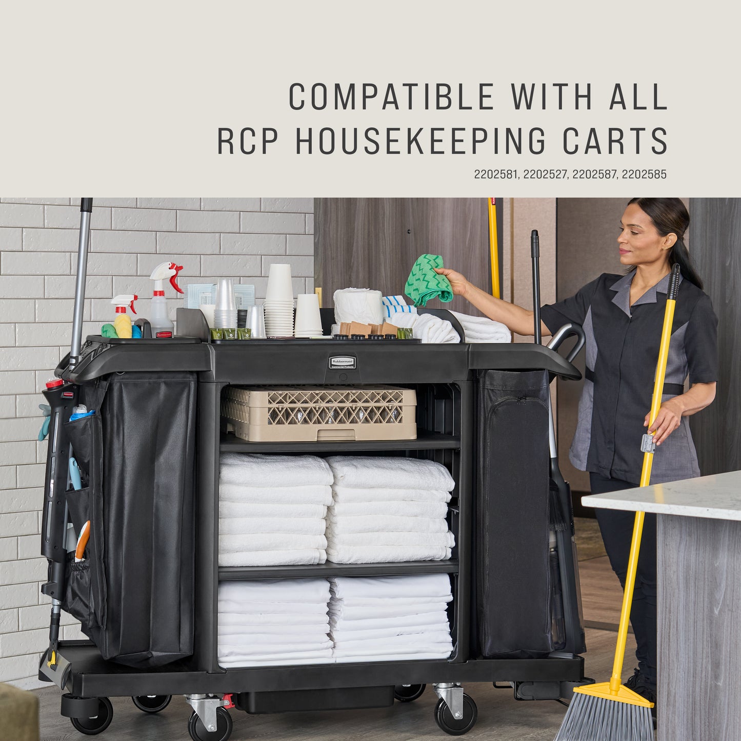 Amenity‑Organizer für Housekeeping‑Wagen