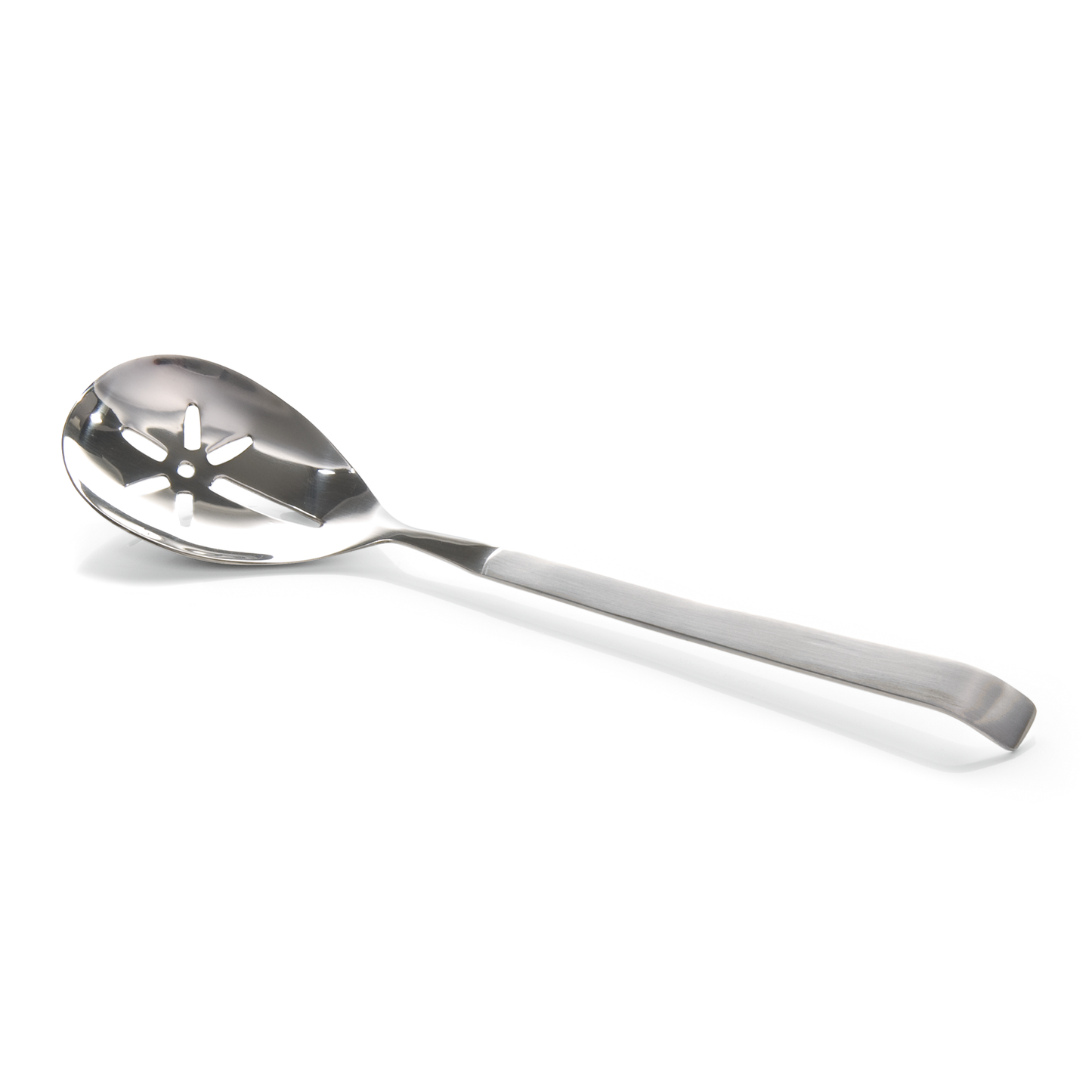 Metalllöffel mit Schlitzen.