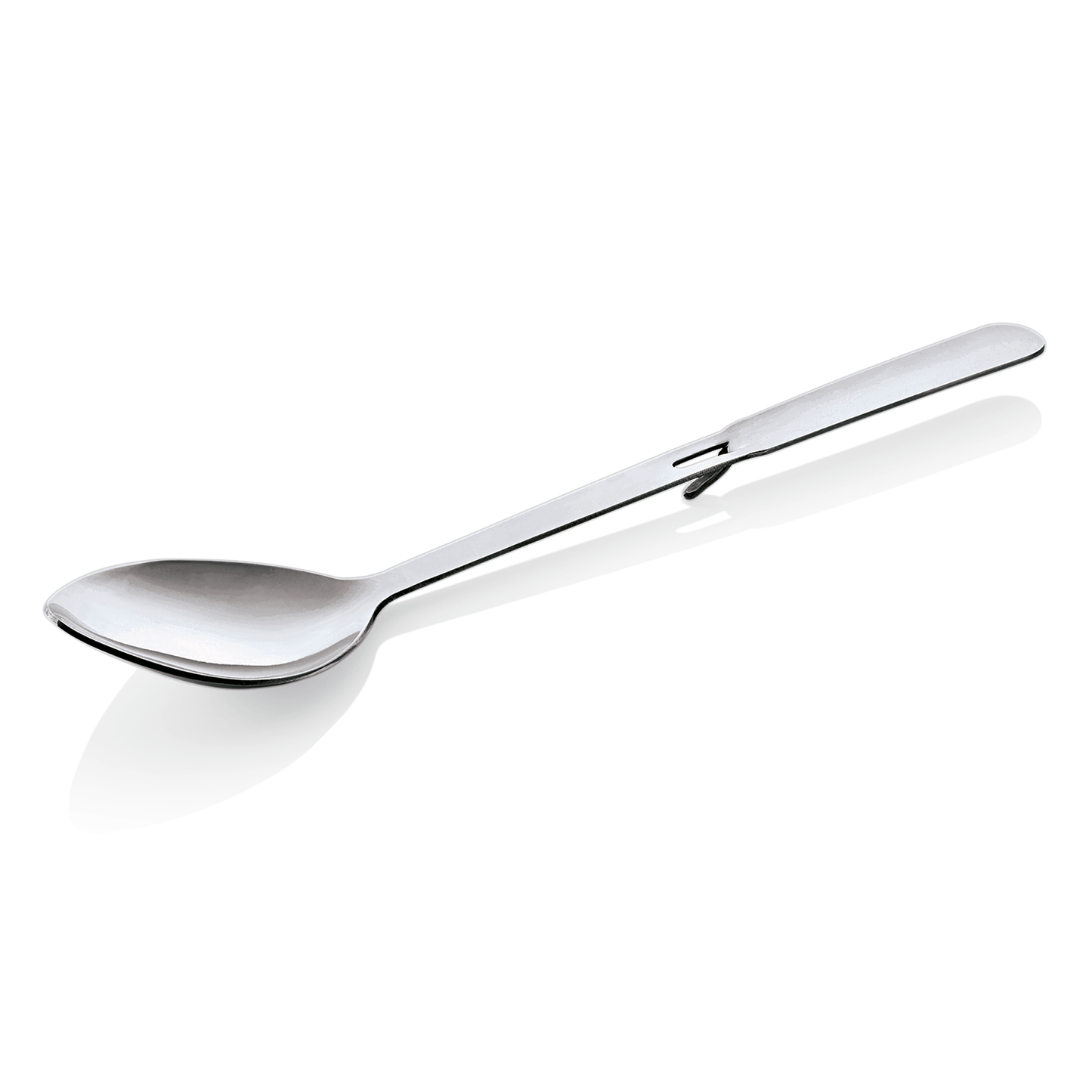 Metalllöffel mit Hakenaufsatz.
