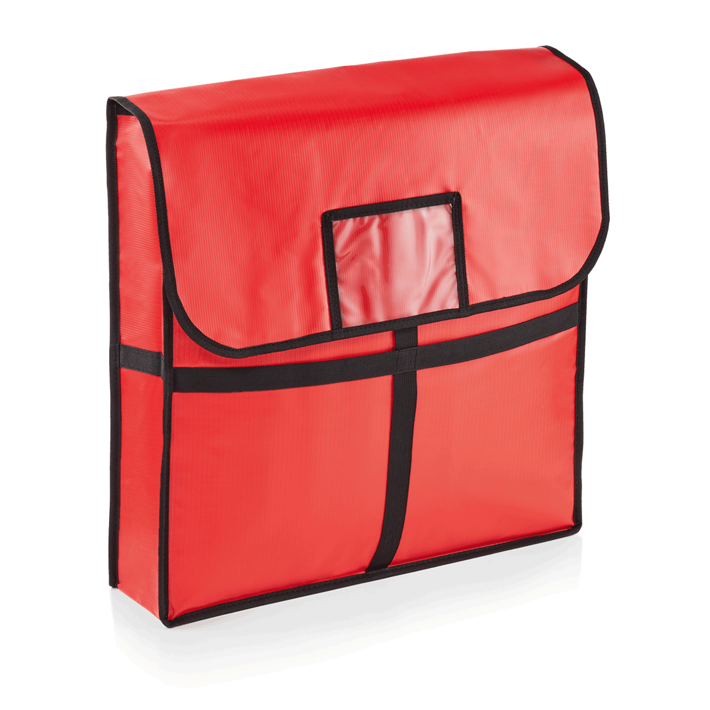 Rote Thermotasche für Speisen.