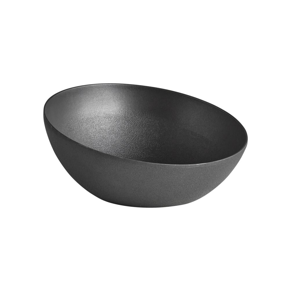 Schwarze Schüssel, modernes Design.