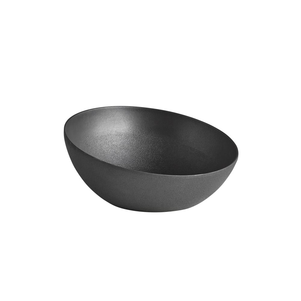 Schwarze Schale, modernes Design.