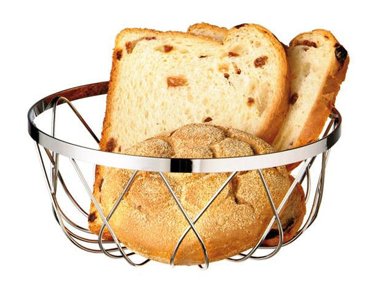 Brotkorb mit verschiedenen Brotsorten.