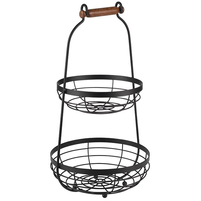 2-stufige Etagère, Ø 26 cm, H: 48 cm