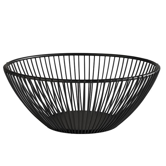 Korb -SVART-, Ø 20 cm, H: 8 cm