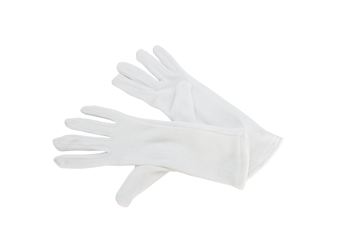 Weiße Handschuhe für Gastronomie.