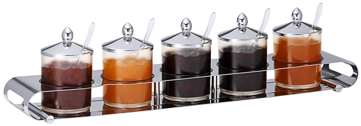 B2B Gastronomie: Marmeladengläser mit Löffeln