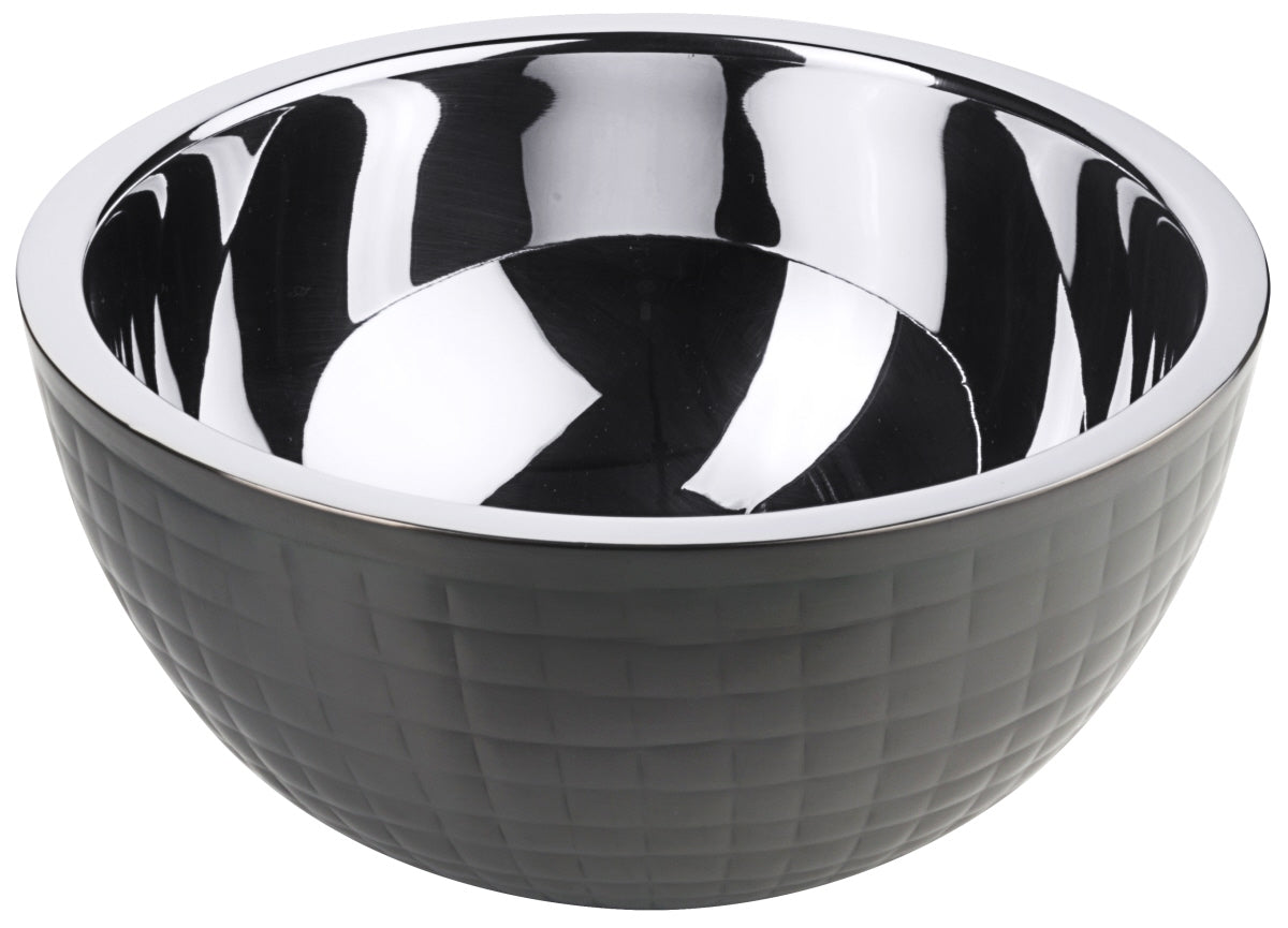 Schwarz-weiße Keramikschale, modern Design