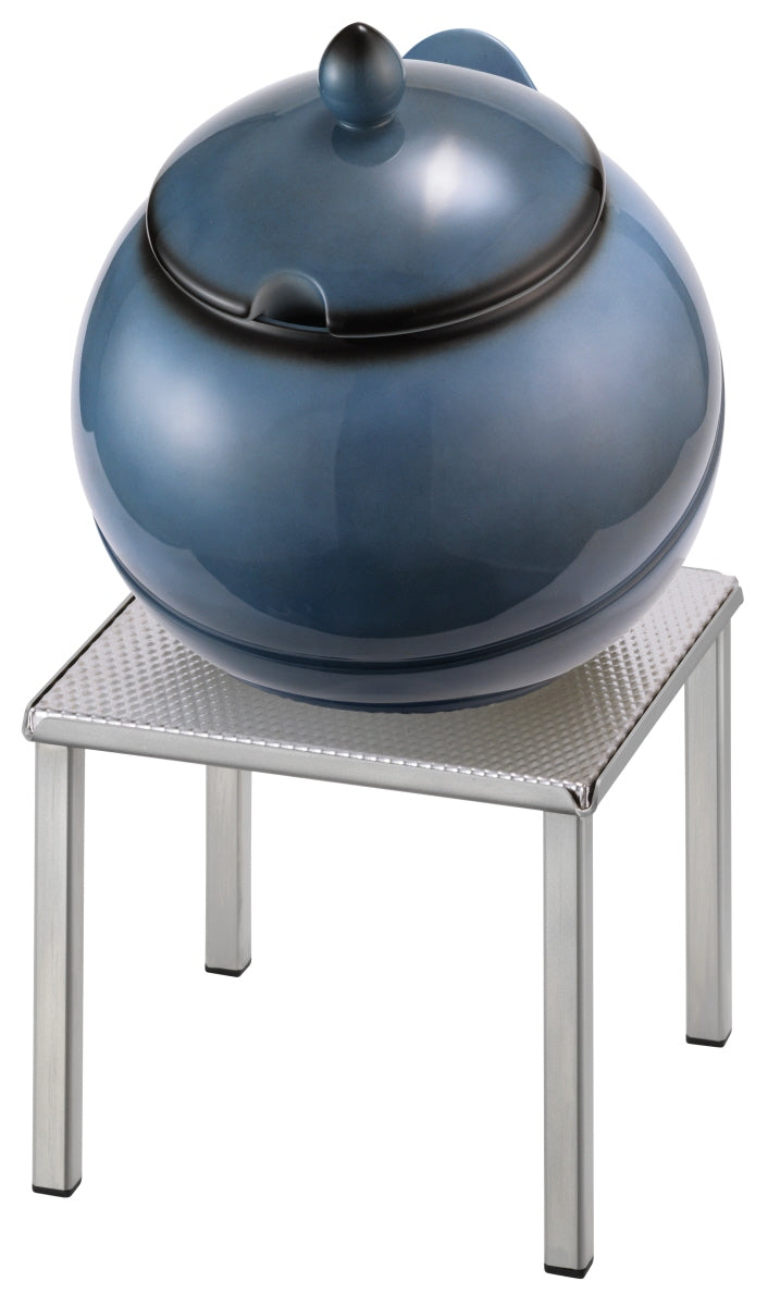 Küchengerät für Gastronomie, blau, rund