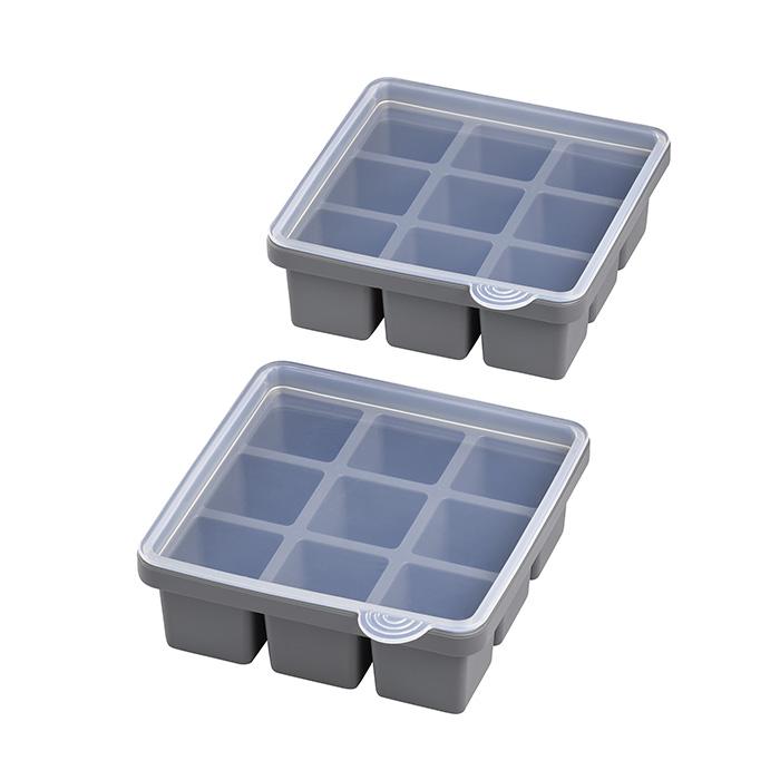 Eiswürfelform, 2er Set, 15,5 x 15,5 cm, H: 5,5 cm