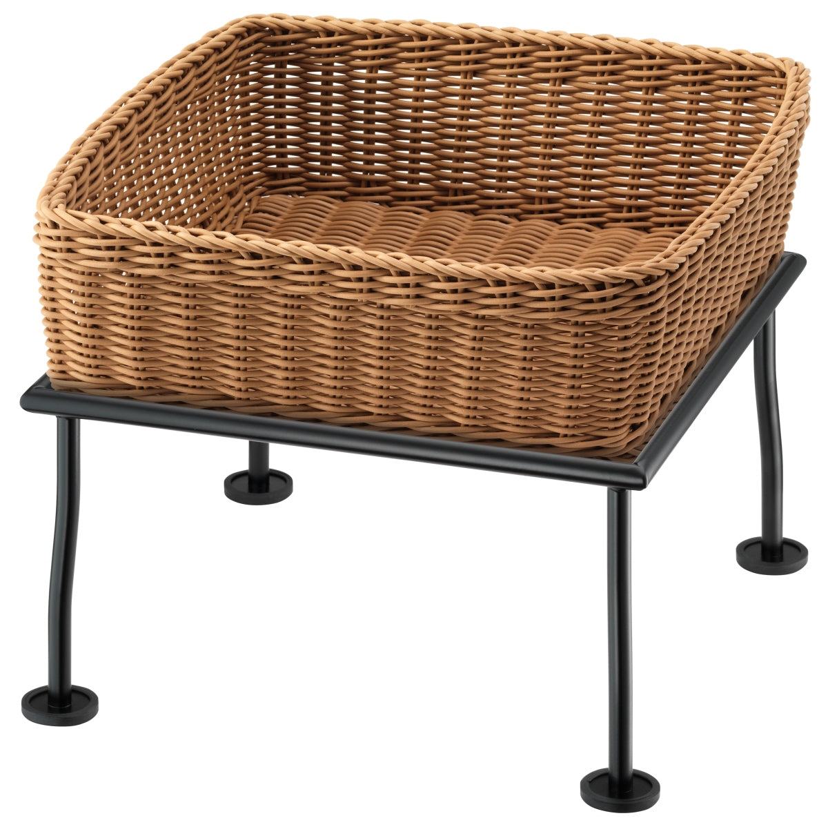 Wäschekorb auf Metallgestell