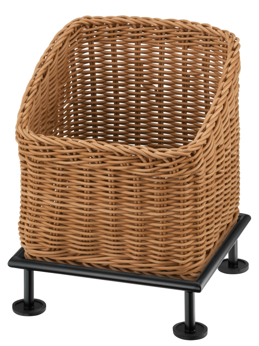 Wicker Korb auf Metallgestell