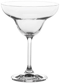 Margaritaglas auf weißem Hintergrund.
