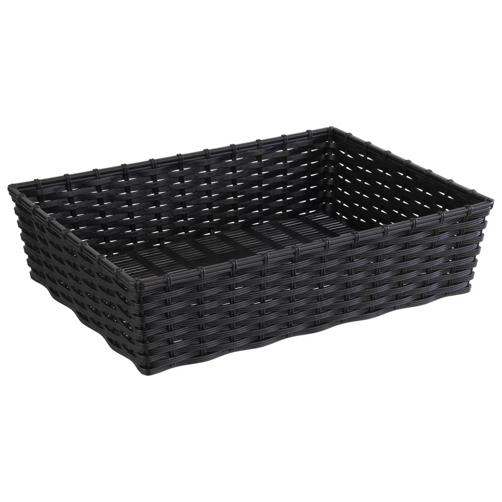 Schwarzes Bäckereikörbchen für Gastronomie