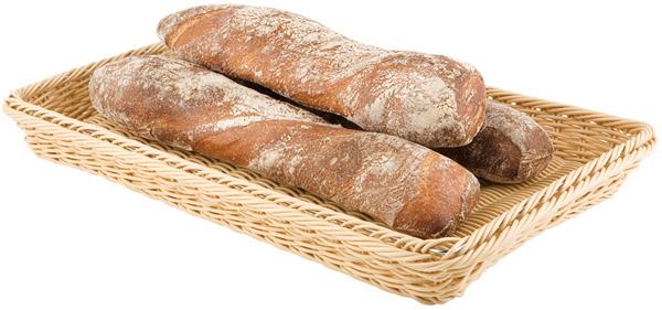 Baguettes in einem Korb.