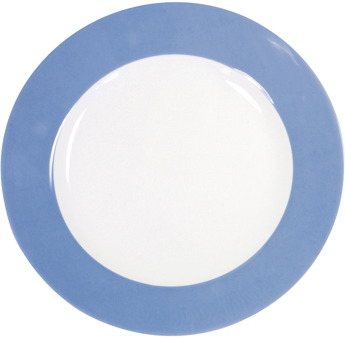 Blaue und weiße Speiseteller, Nahaufnahme