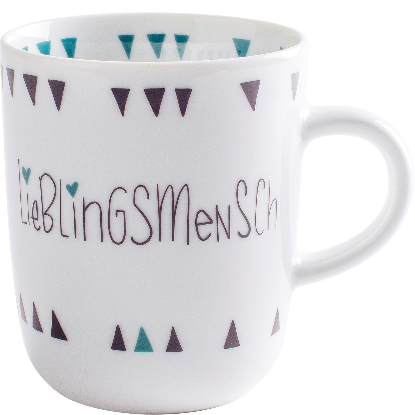 Tasse mit "Lieblingsmensch"-Aufschrift.