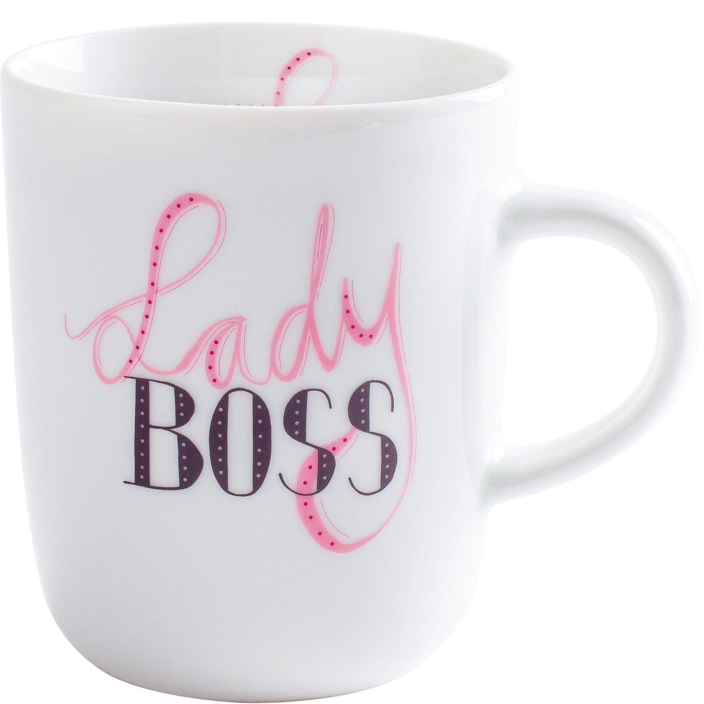 Tasse mit "Lady Boss"-Aufdruck.