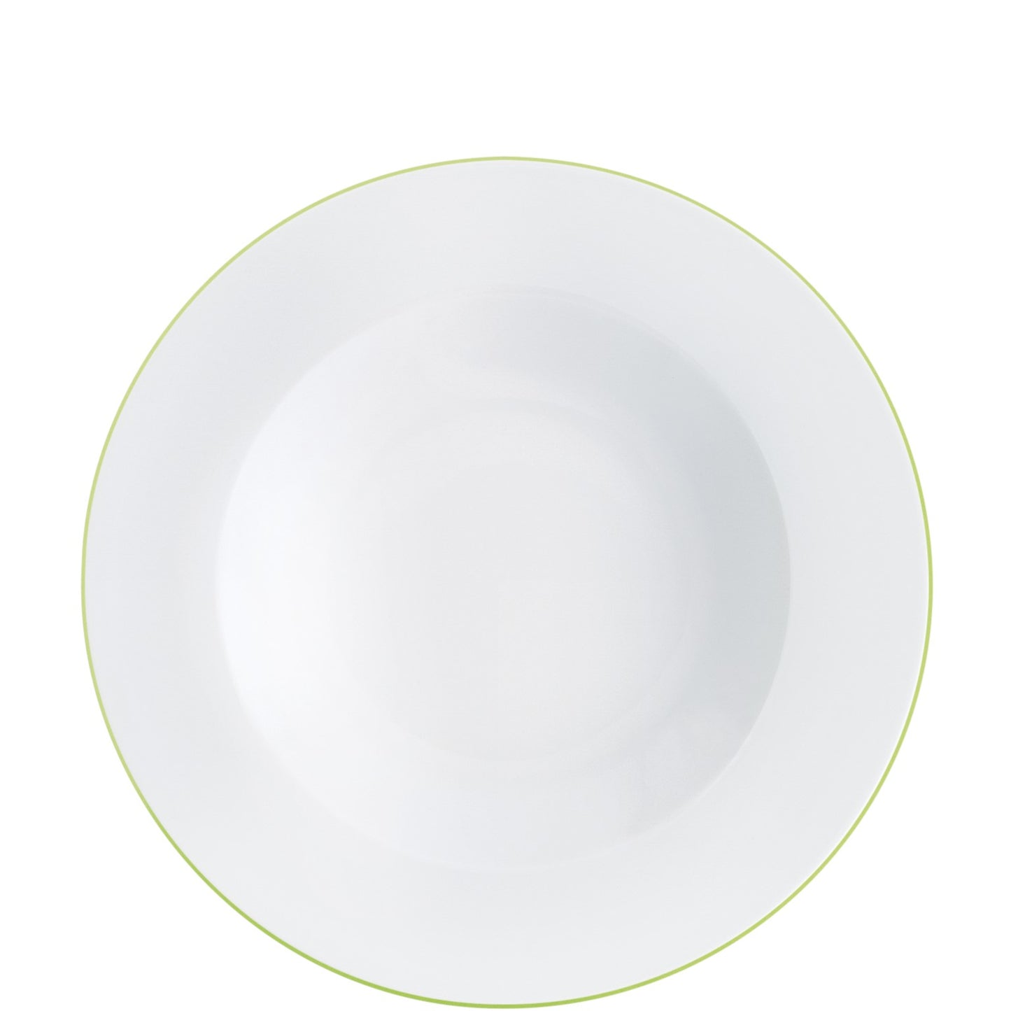 Leere weiße Bistroteller, Nahaufnahme