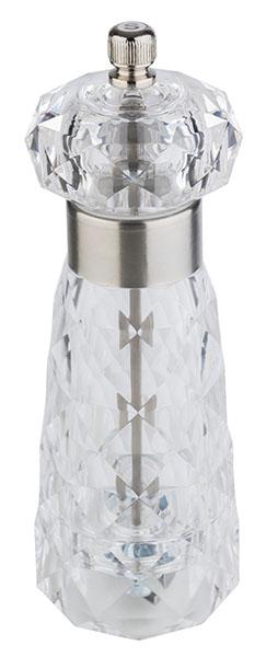 Salzmühle -DIAMOND-, Ø 6 cm, H: 18 cm