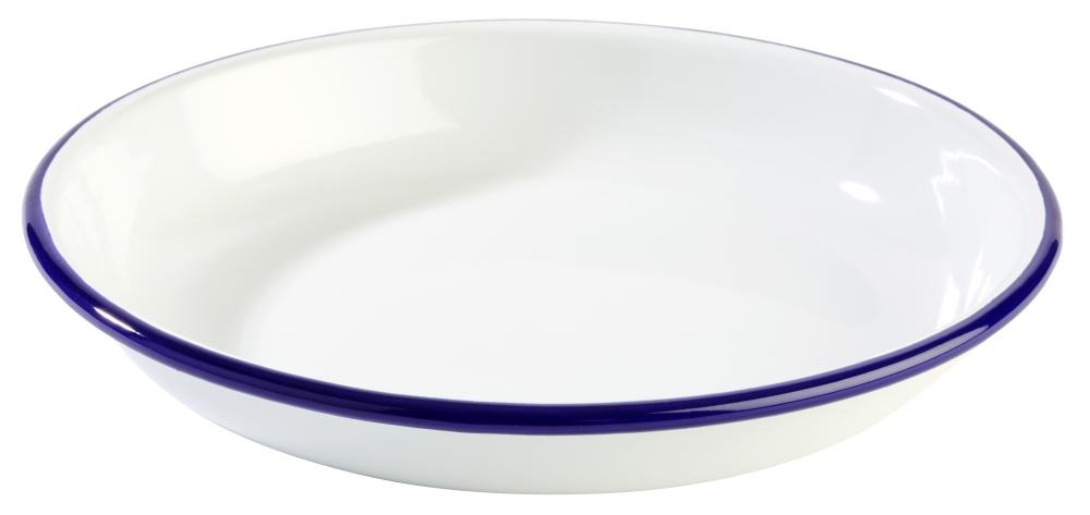 Teller, tief -ENAMELWARE-, Ø 18 cm, H: 3,5 cm, 0,35 Liter