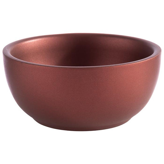 Braune Schüssel aus Melamin.