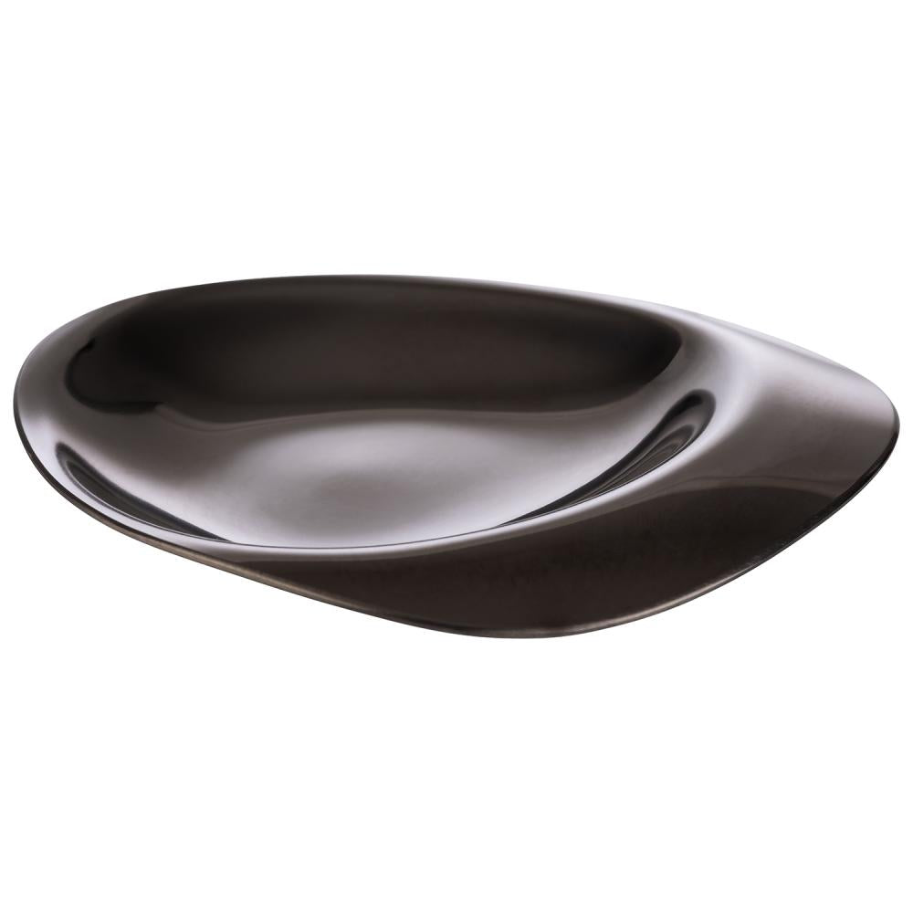 Schwarze Servierschale, elegant, modern