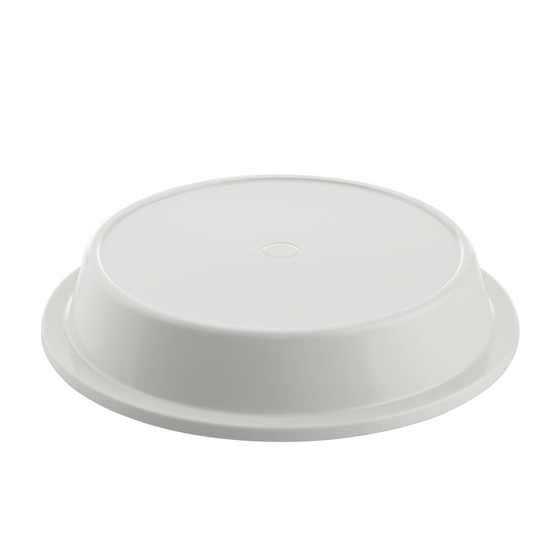 Weiße Abdeckhaube für Speisen.