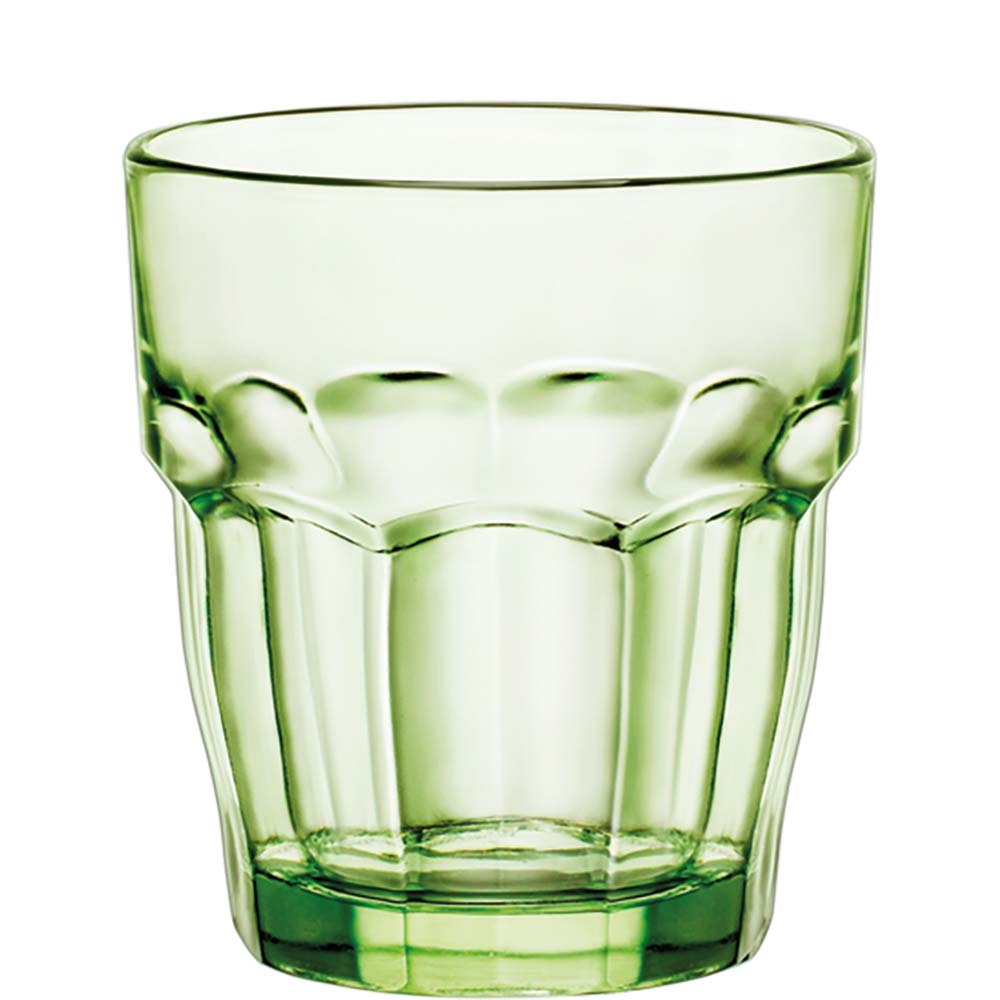 Grünes Trinkglas aus Glas