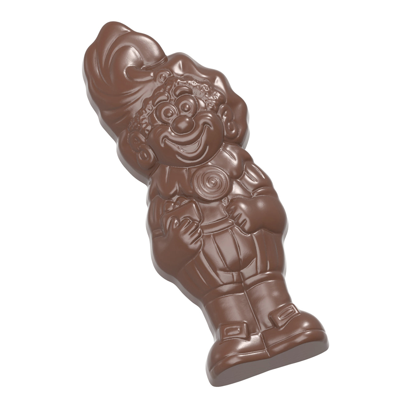 Schokoladenfigur im Gastronomie-Kontext.