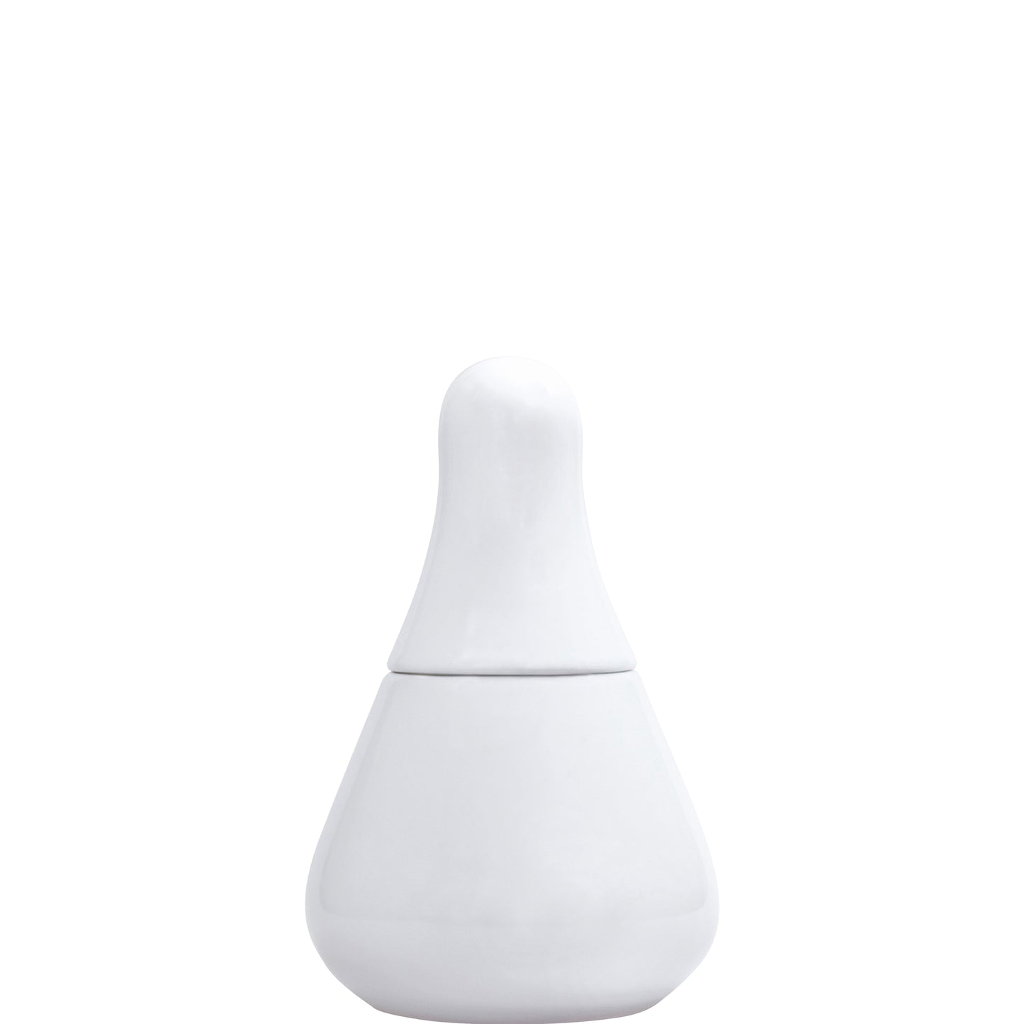 Schachfigur auf weißem Hintergrund