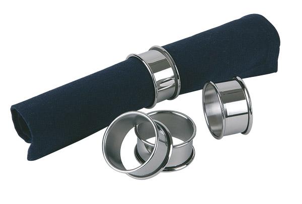 Serviettenringe, 4er Set, Ø 4,5 cm, H: 2,5 cm