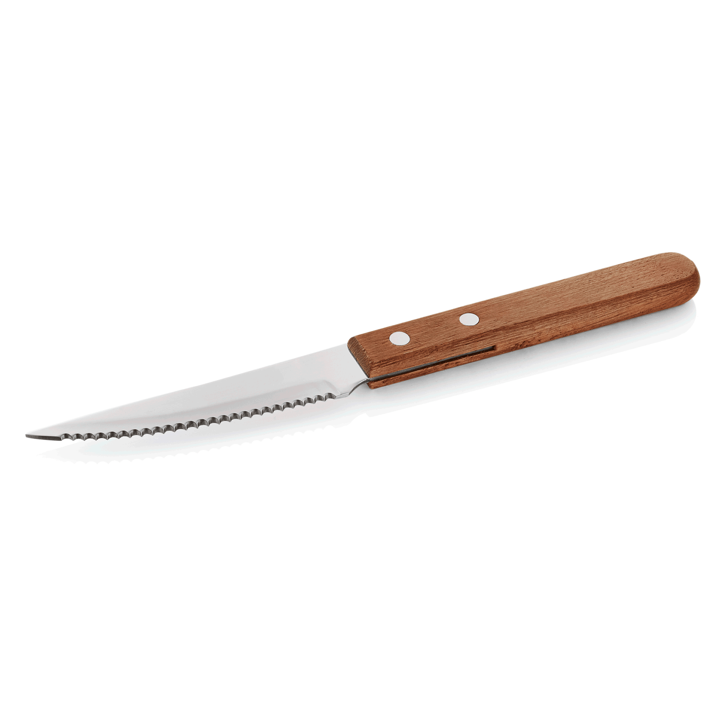 Steakmesser mit Holzgriff.