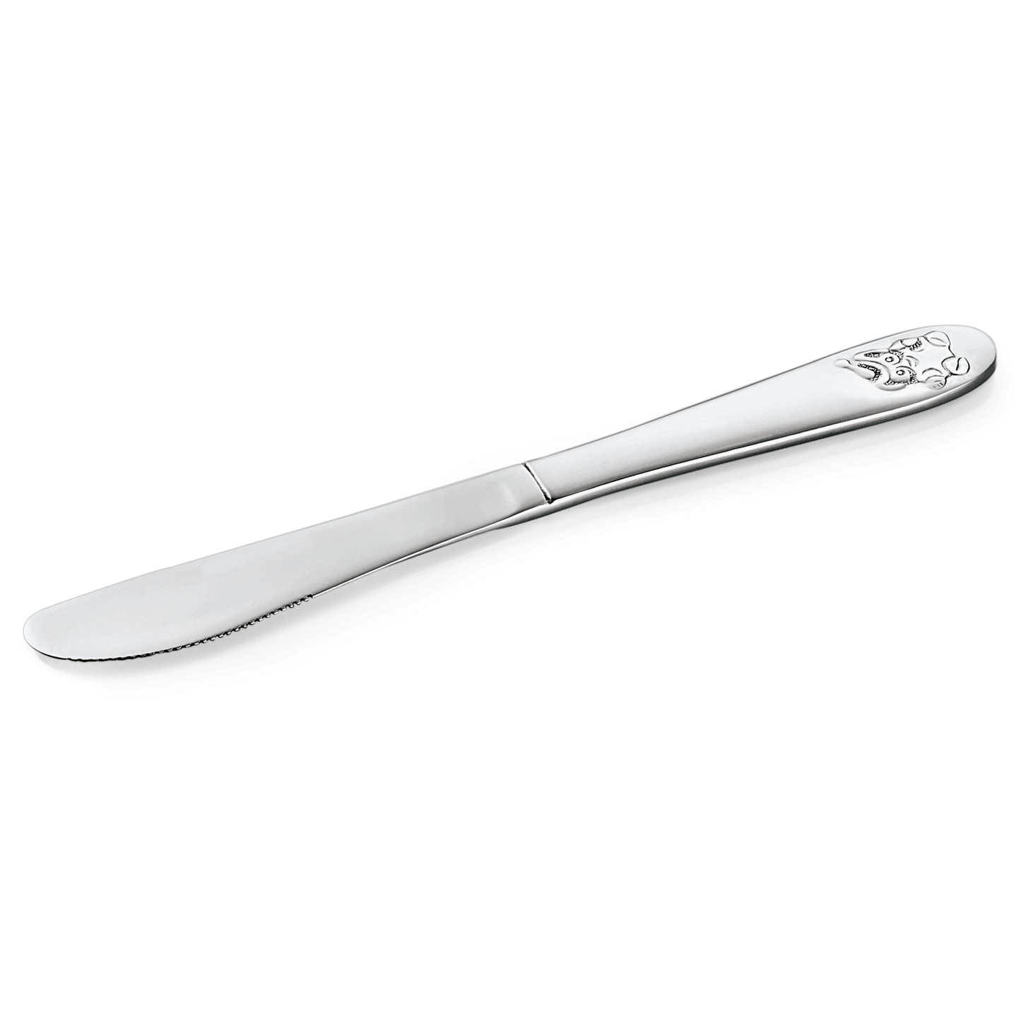 Buttermesser mit verziertem Griff.