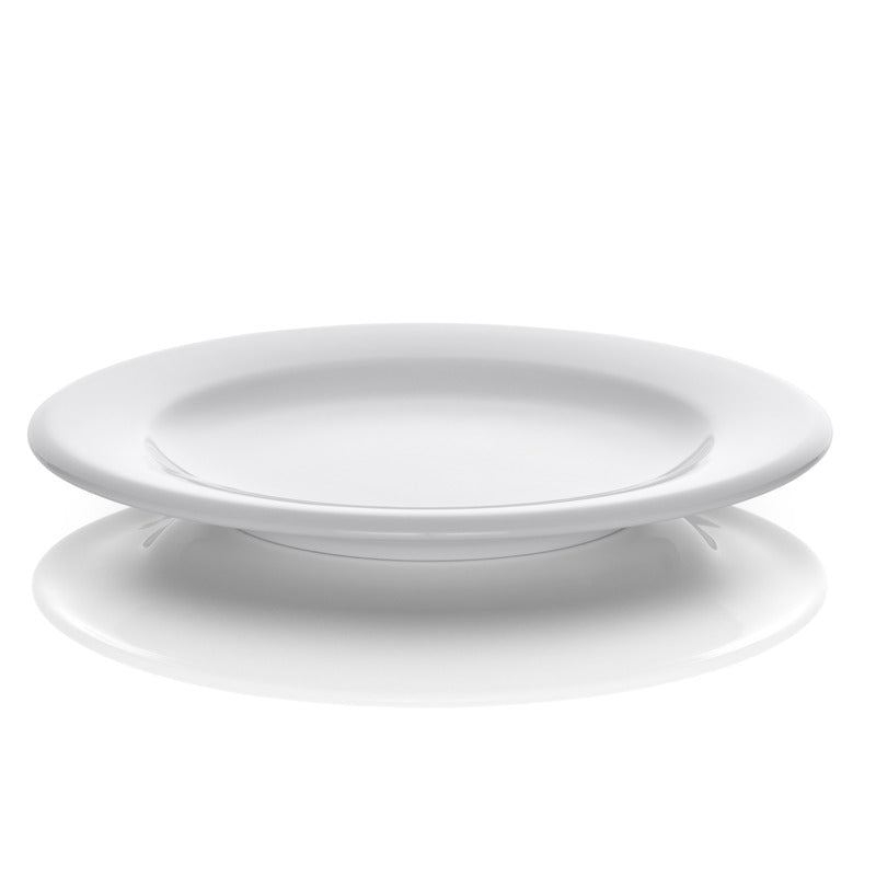 Weißer Teller für Gastronomie.