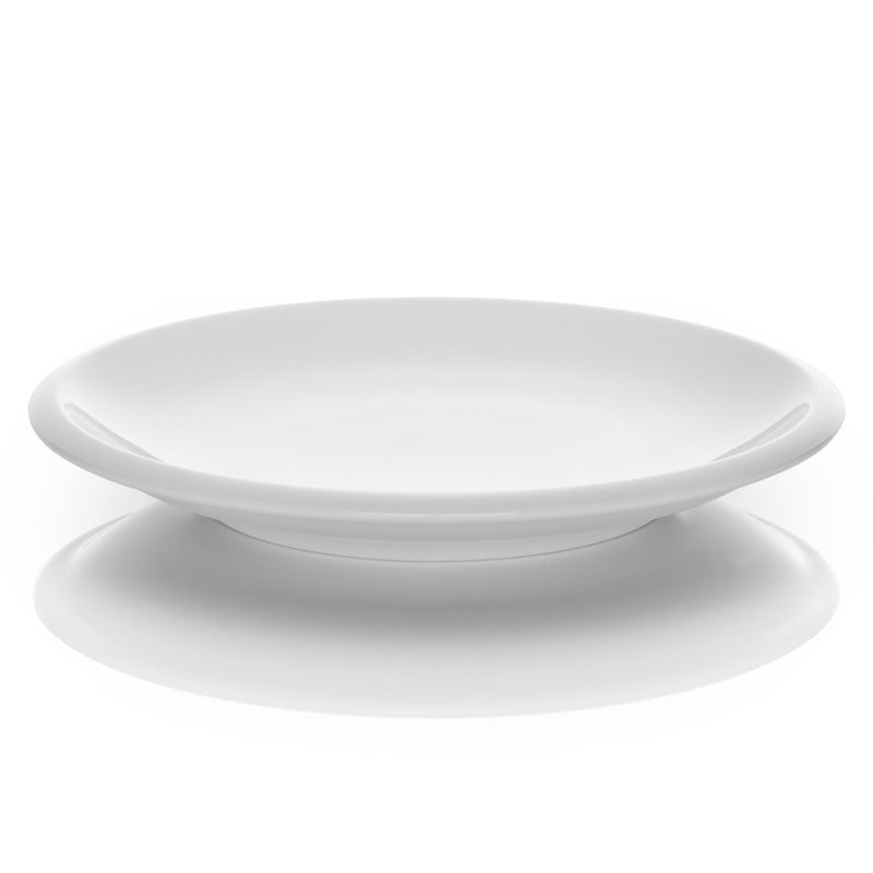 Weißer Teller für Gastronomie.