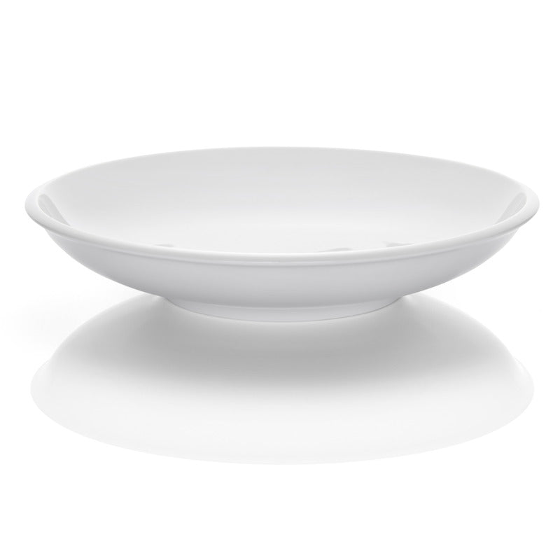 Weißes Serviergeschirr für Gastronomie.