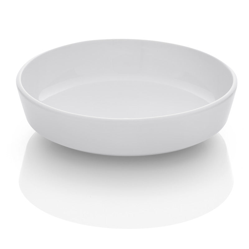Leere weiße Schüssel für Gastronomie