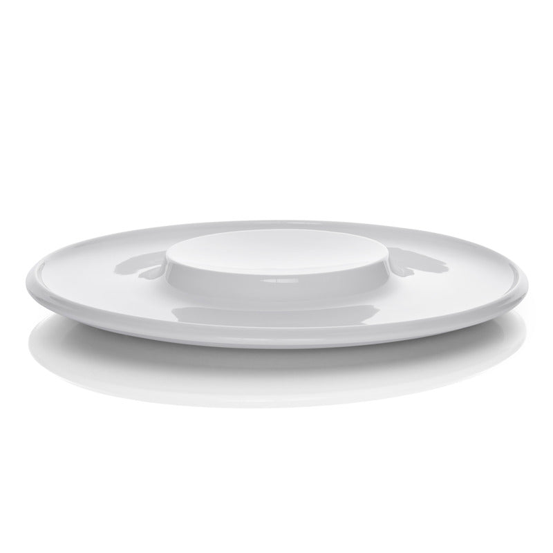 Weißer Teller für Gastronomie.