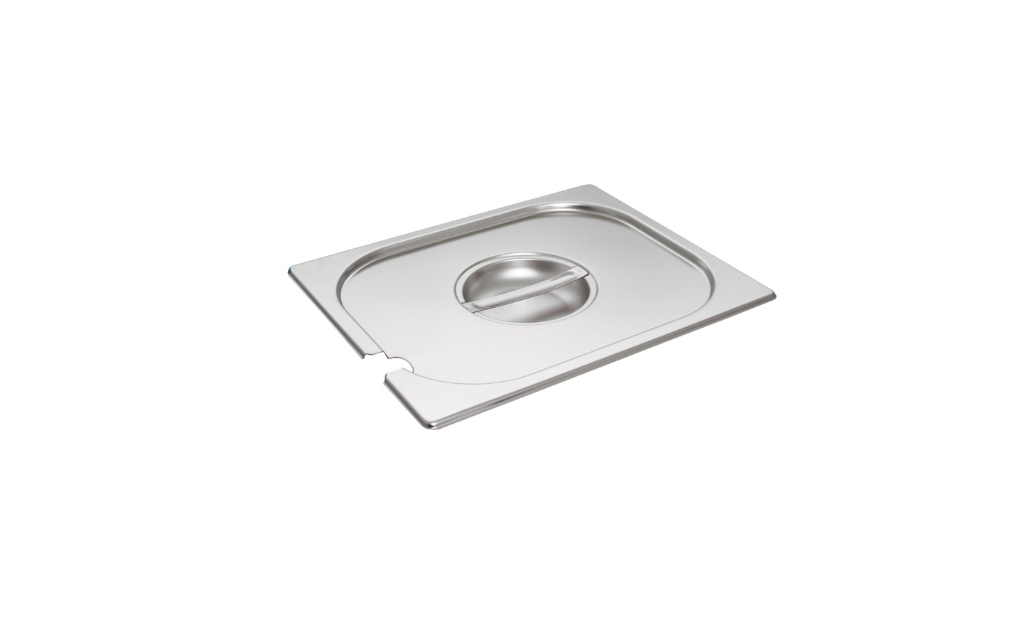 Edelstahl-Abdeckung für Gastrobehälter.