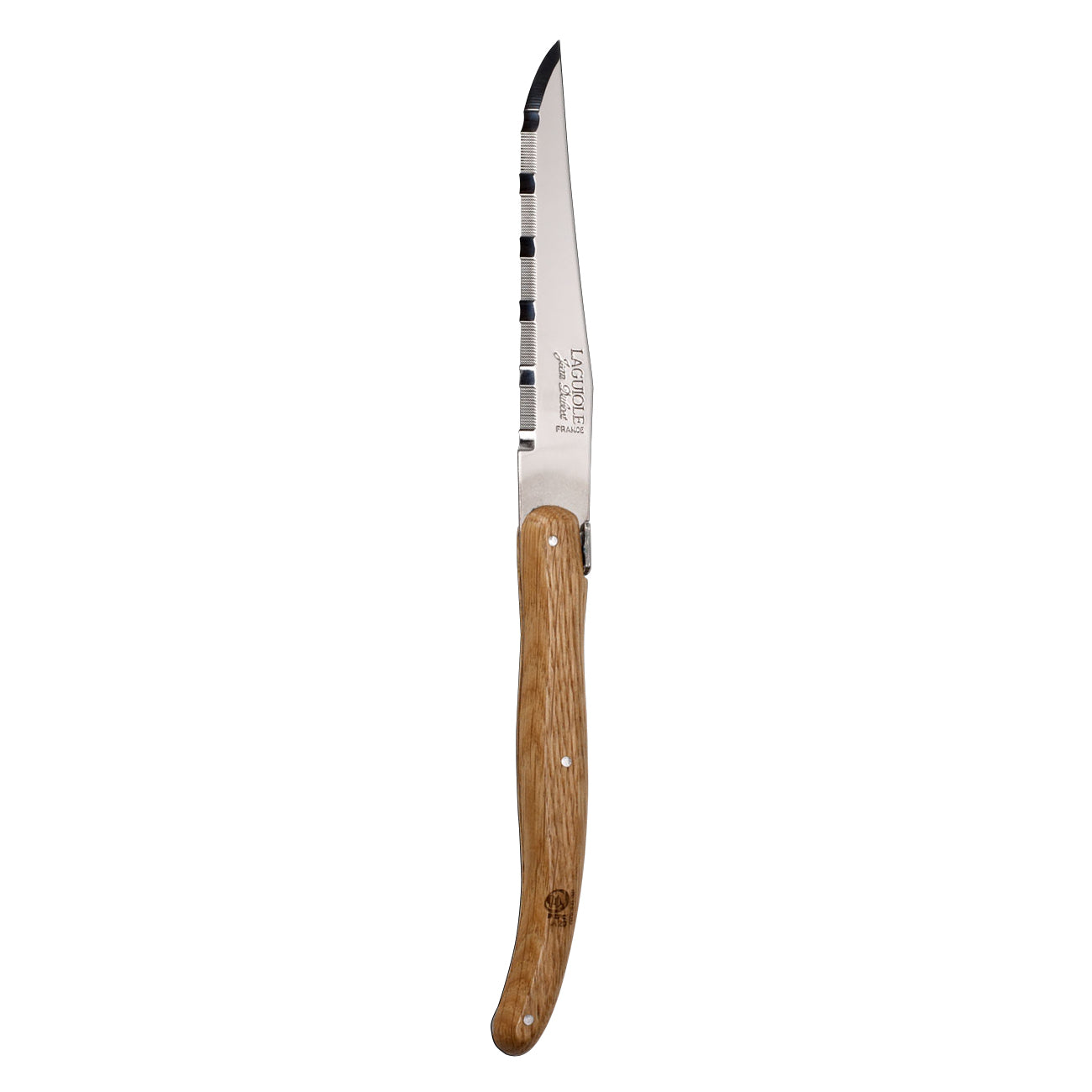Steakmesser mit Holzgriff.