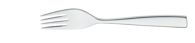 Edelstahlgabel für Gastronomiebedarf.
