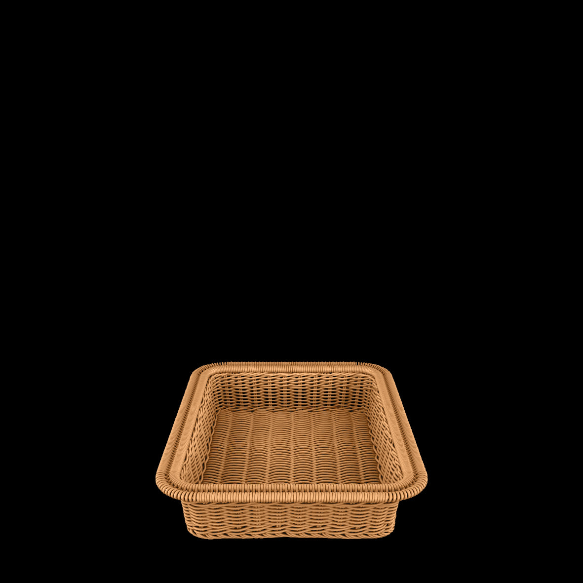Leeres Korb für Gastronomiebedarf