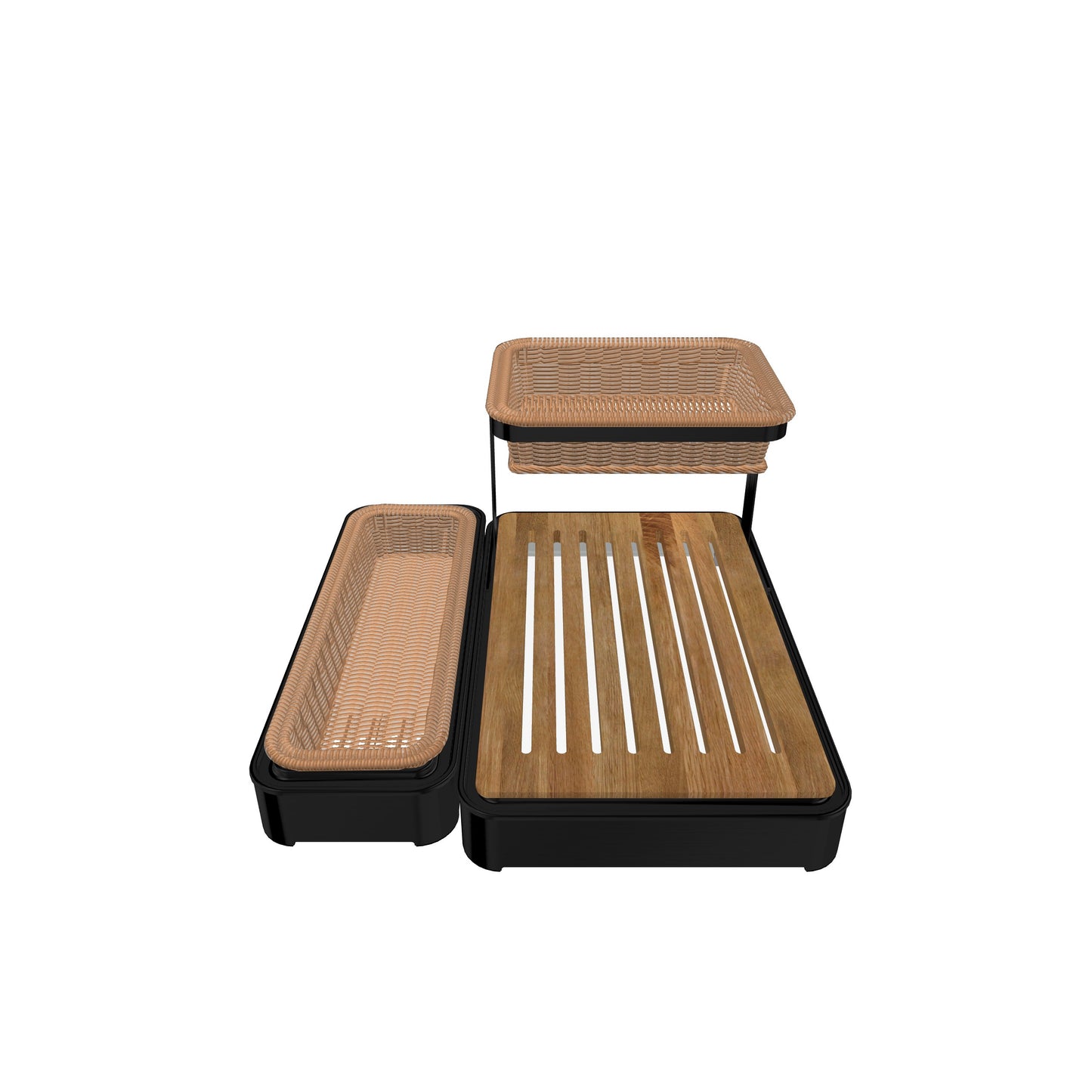 Gastronomie-Servierplatten aus Holz.
